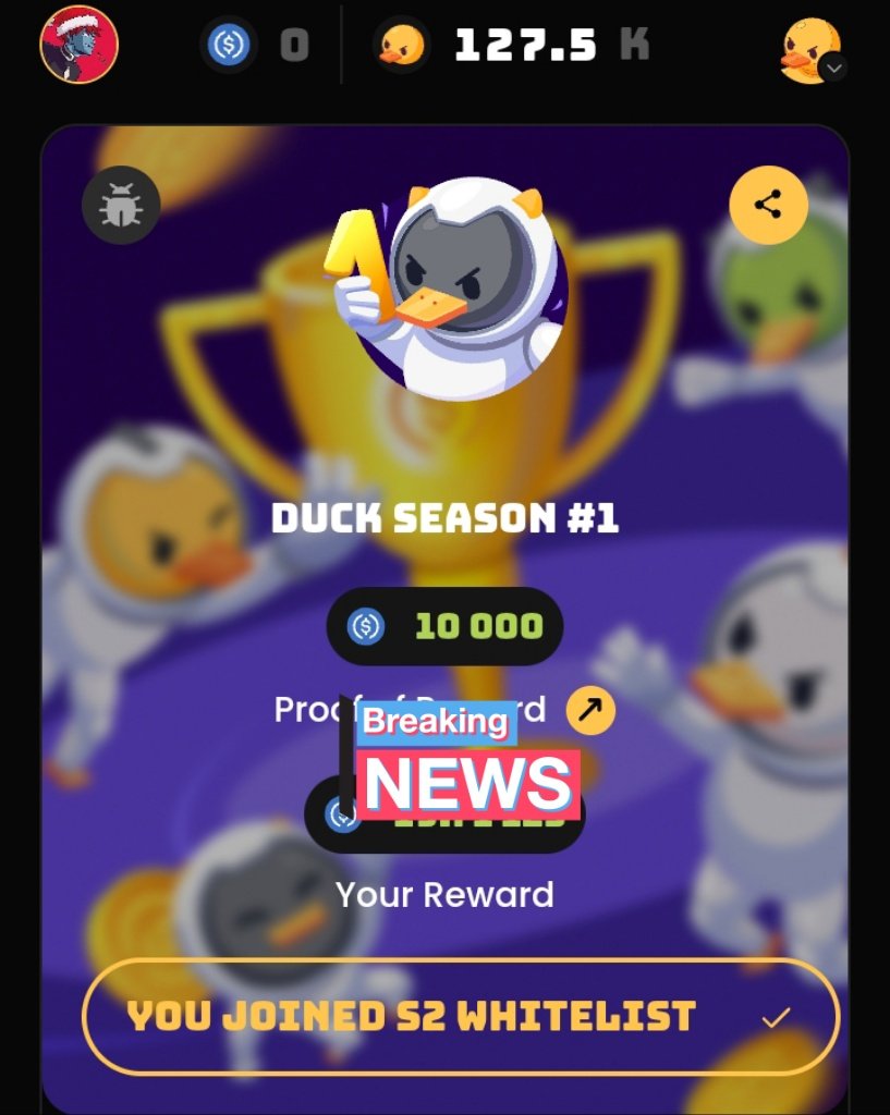 Emmanuelgrey17's tweet image. Duel Duck Season 1 is officially full.

The Mentionboard creator program maxed out in under 2 weeks with $10k USDC up for grabs.
8k+ views, tons of replies  people are clearly paying attention to @duel_duck.

Missed Season 1? You’re not late.....Season 2 whitelist is already live