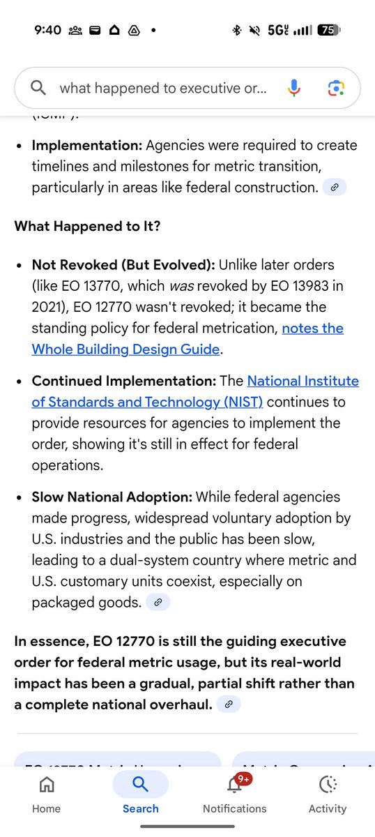 Sigh: it'd be nice if we used the same system of measurement as ~the rest of the world.  Some history: the Metric Conversion Board was abolished by President Reagan in 1982.

Executive order 12770 was then signed by President H. W. Bush in 1991, but has only had partial effect.
