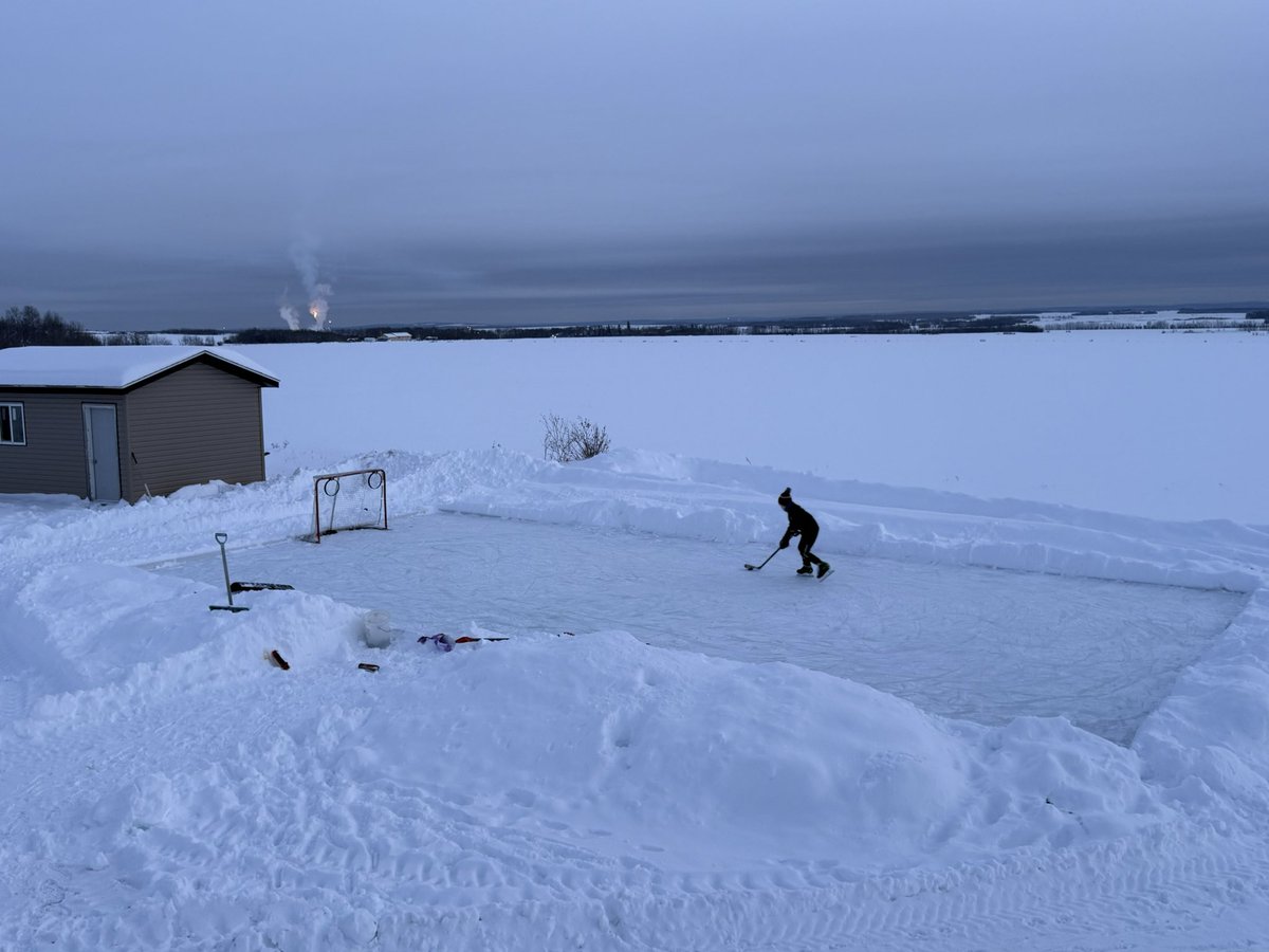 RangerDanger25's tweet photo. @KevinWeekes odr in -30. Kevin check out the skates, can’t keep a goalie from pretending to be a goal scorer. https://t.co/LXlBUVcgRt