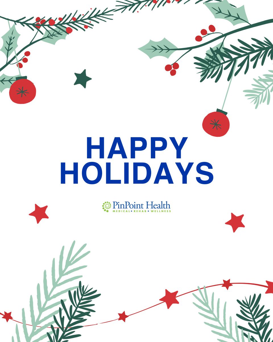 PinPoint_Health's tweet image. Happy Holidays from everyone at PinPoint Health. 

We are grateful for all of you and wish you and your loved ones the best this holiday season. 

pinpointhealth.ca