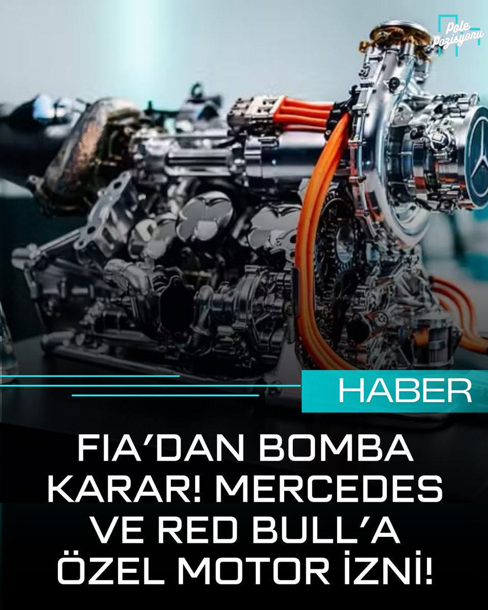 🚨 FIA, Mercedes ve Red Bull’un modifiye edilmiş sıkıştırma oranına sahip motorları kullanmasına izin verdi.

👉 Diğer üreticilerin bir kısmı hemen yetişmeye çalışacak, bazıları Miami GP’ye kadar bekleyecek, bazıları ise her GP’de itiraz sunmayı deneyecek.

📰 Motorsport IT
