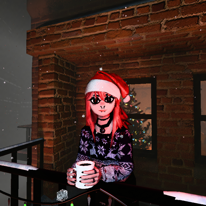 FearMongrel's tweet photo. crunching to finish up a crispmas thingy. if you don't end up seeing it, I wanted to say happy holiday 2 u right now. I hope you get that new bike you were wanting https://t.co/Hab6GXXyTv