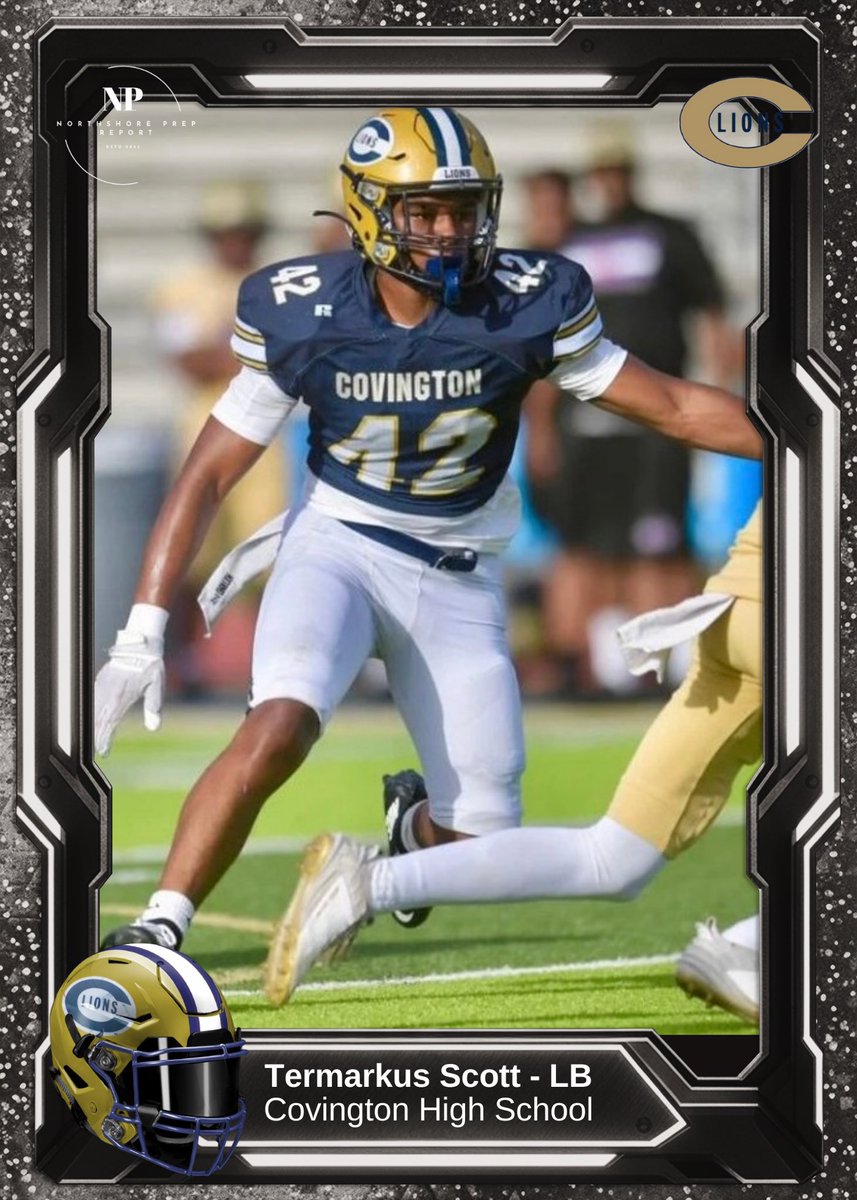 NorthshorePrepR's tweet image. Termarkus Scott was part of an incredible linebacker group that will return Derrick Dunbar and Steele Rogers next season. The three combined for over 300 tackled this season  Scott was all over the field for the Lions lining up on the line of scrimmage and off the ball. He even…