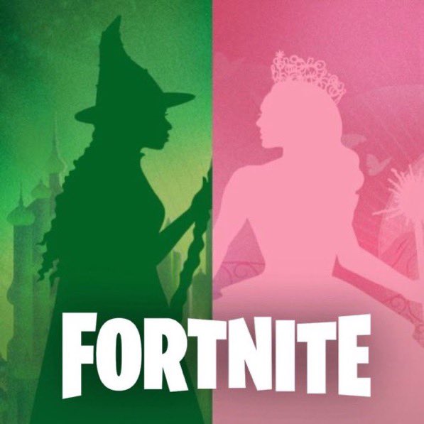 HitsAndCharts's tweet photo. Wicked x Fortnite is rumored to drop early next year. https://t.co/rQcKpQmmYU