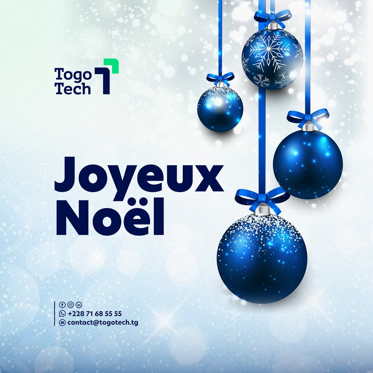 Joyeux Noël 

Paix, gratitude et renouveau en cette période de fêtes.
Que la nouvelle année soit riche en innovation et collaborations. 

#JoyeuxNoël #BonnesFêtes #Gratitude #Innovation