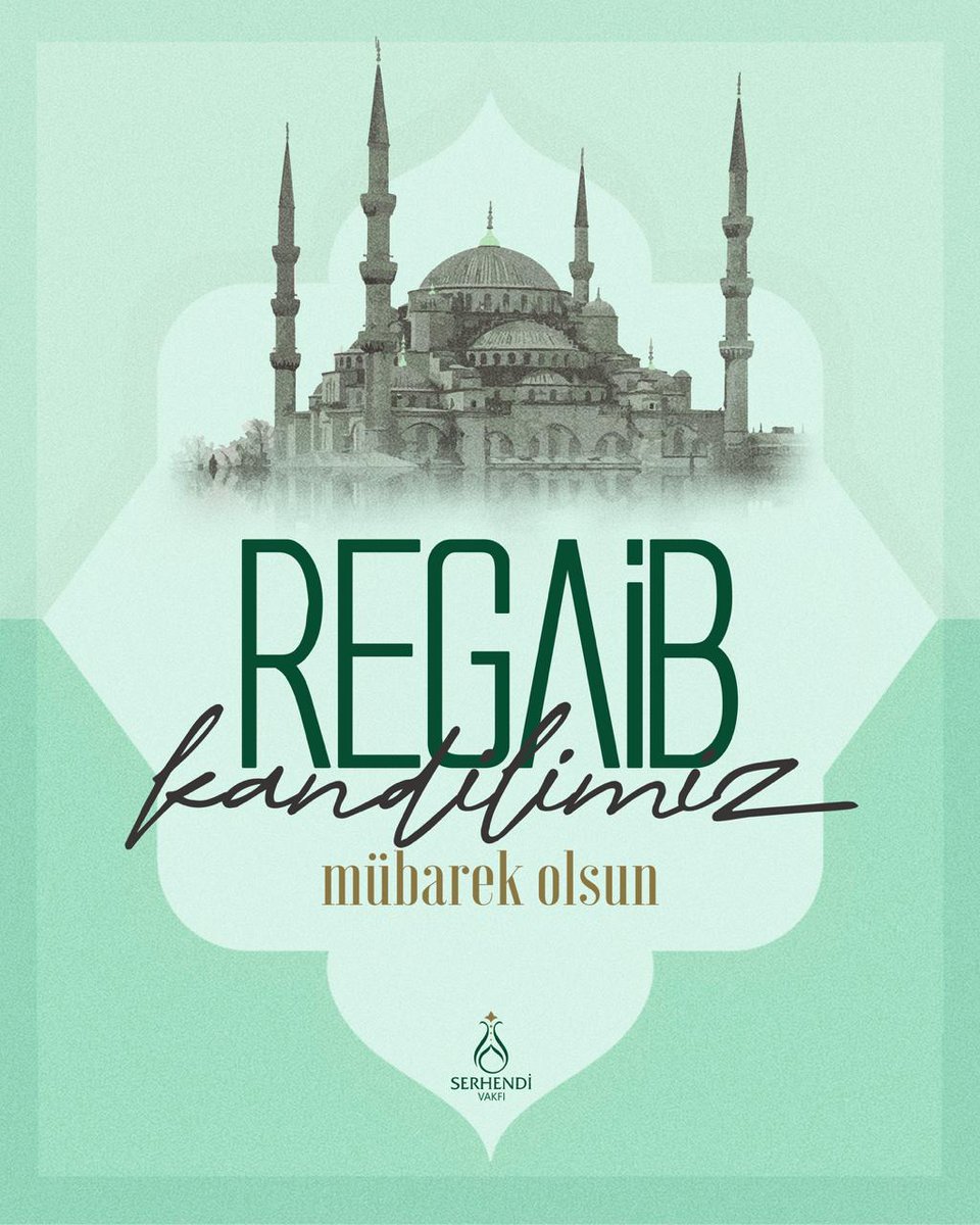 Regaib Kandili, kulun Rabbine rağbetini tazelediği, gönüllerin rahmete uyandığı müstesna bir gecedir.

Bu mübarek gece, dualarımızın kabulüne ve ömrümüzün hayırla bereketlenmesine vesile olsun.

Regaib Kandilimiz mübarek olsun.
 
#SerhendiVakfı