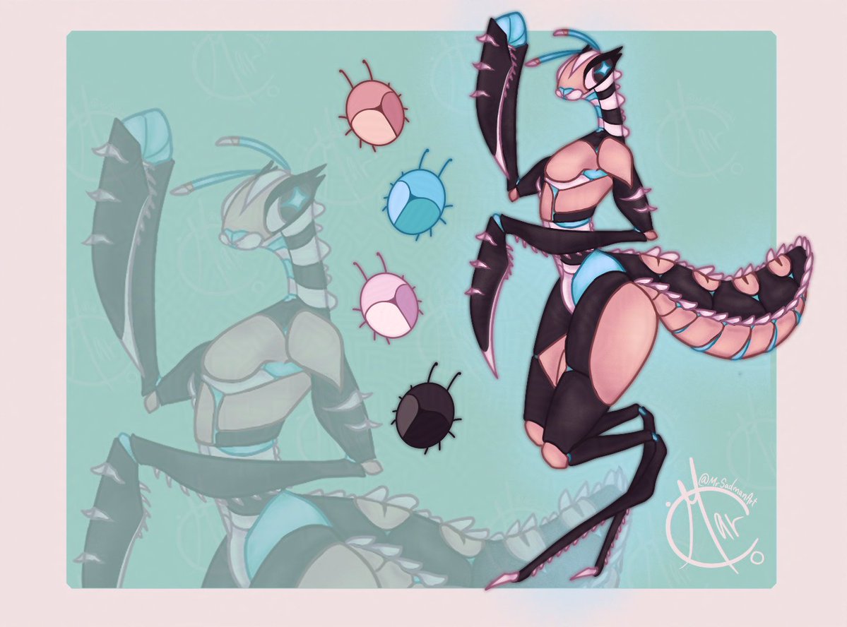 MrSadmanArt's tweet image. Howdy howdy!
mmm thinkin about bugs lately~✨

(colors sometimes get distorted from the glaze dont mind me)