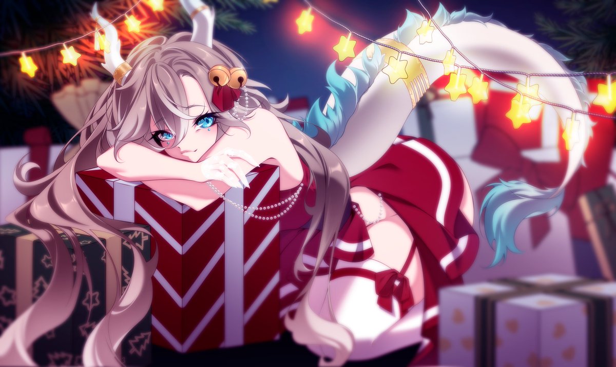 ハープ・限定品・Xmasアレンジメント miyu☆ Chat, are you ready to open your Christmas presents tomorrow