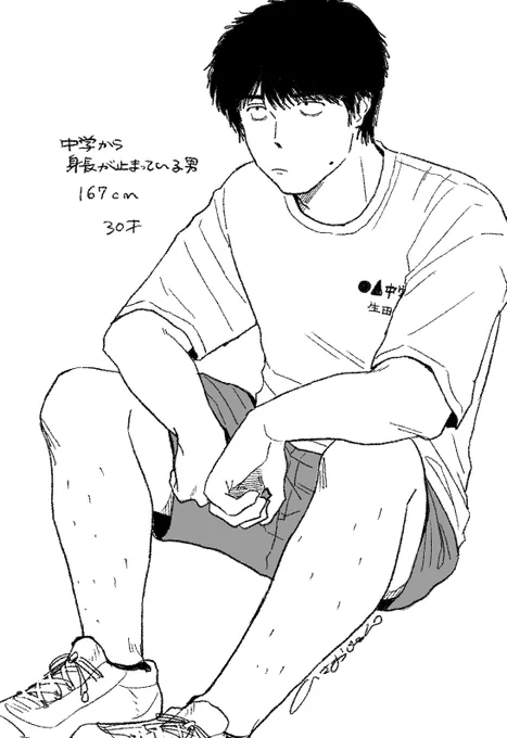 男 