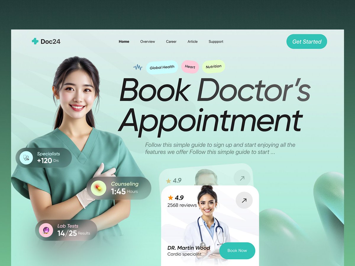 sheikhashik40's tweet photo. Hello Everoyone !!!

Are you Doctor ?
your need book doctor Appointmment ?
Don't worry we are here .
because i am professional website deigner .
please contact me :
Email : sheikhashik14440@gmail.com
whatsapp :
+8801730014440

#wesitedeigner #wixstudio #wixwebsite #doctors https://t.co/W7a35pr348