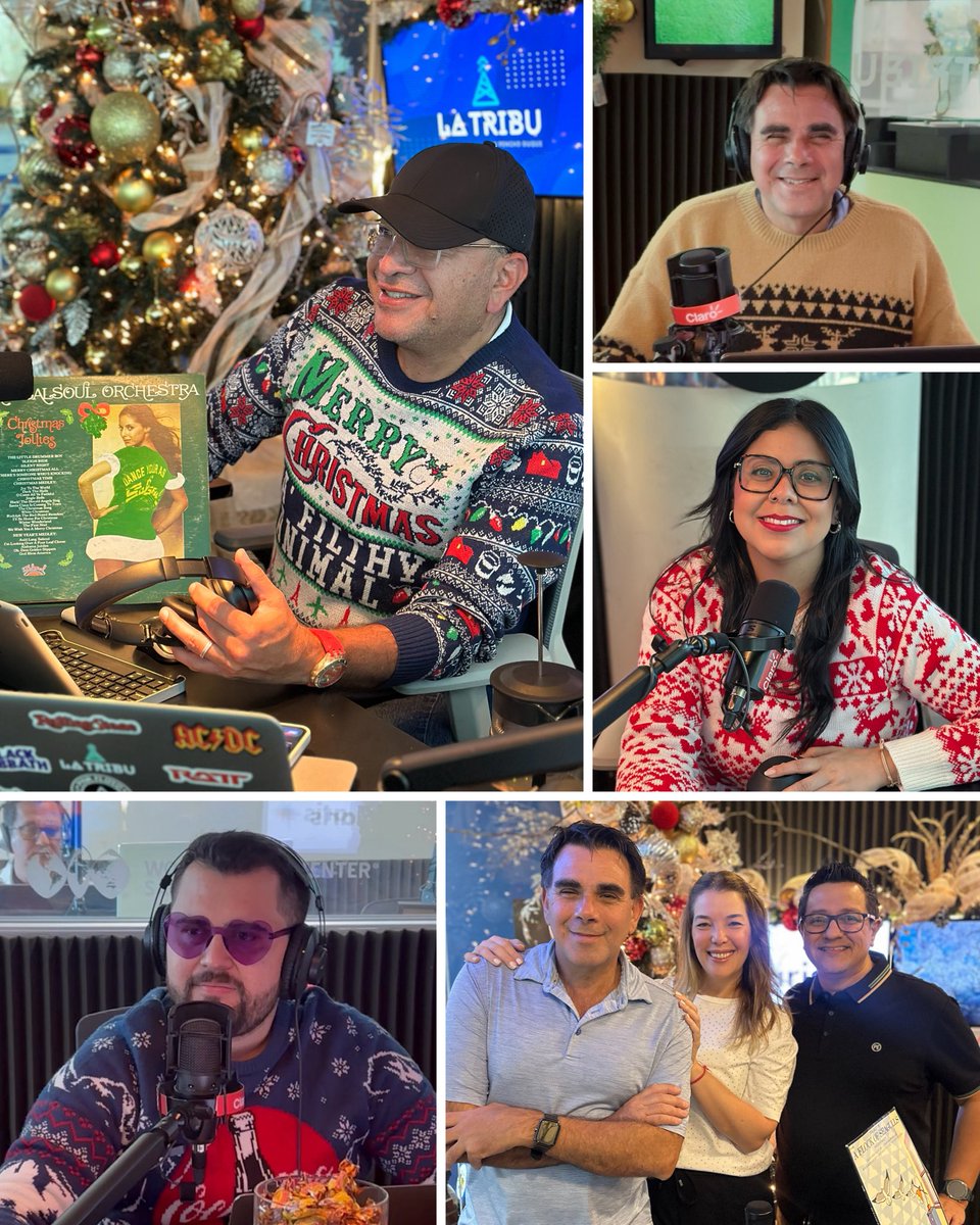 ¡Felices fiestas! 🎉🎄 

Pasemos juntos una mañana alegre. 
📻 <a href="/SonoraFM_sv/">Sonora FM</a> 104.5
🎙️latribu.fm