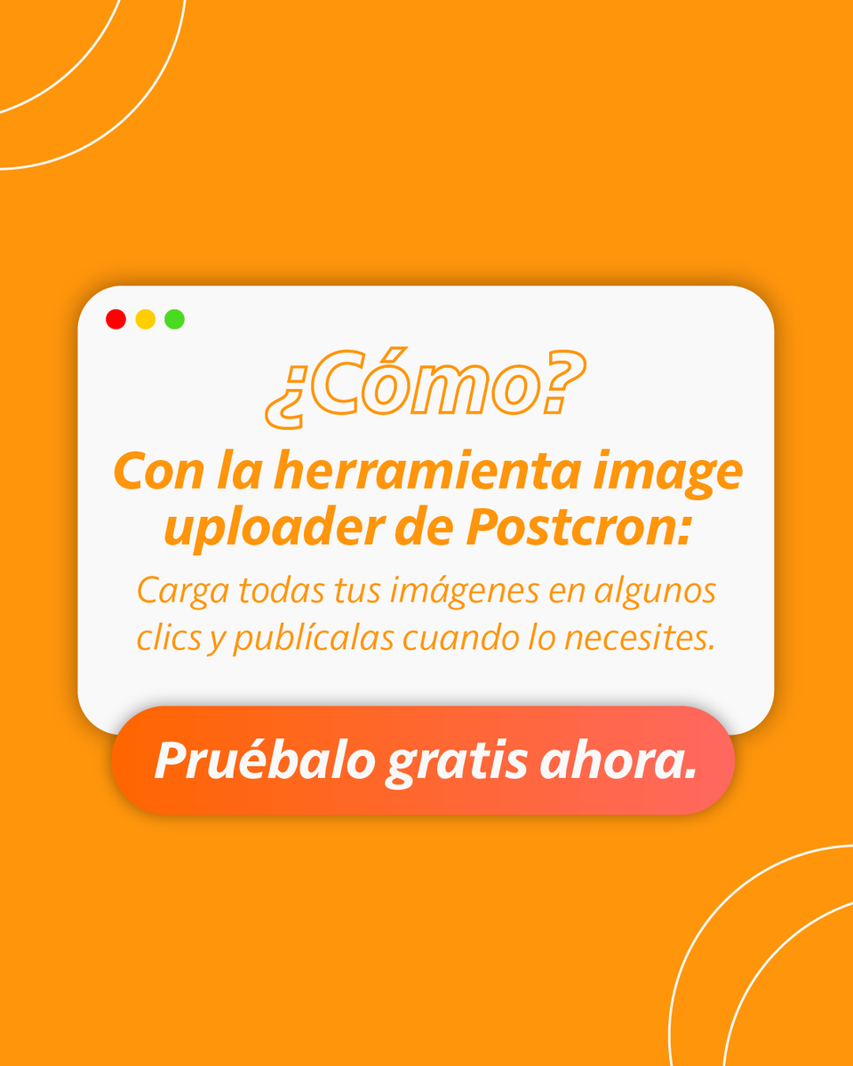 Postcron (español) tweet media
