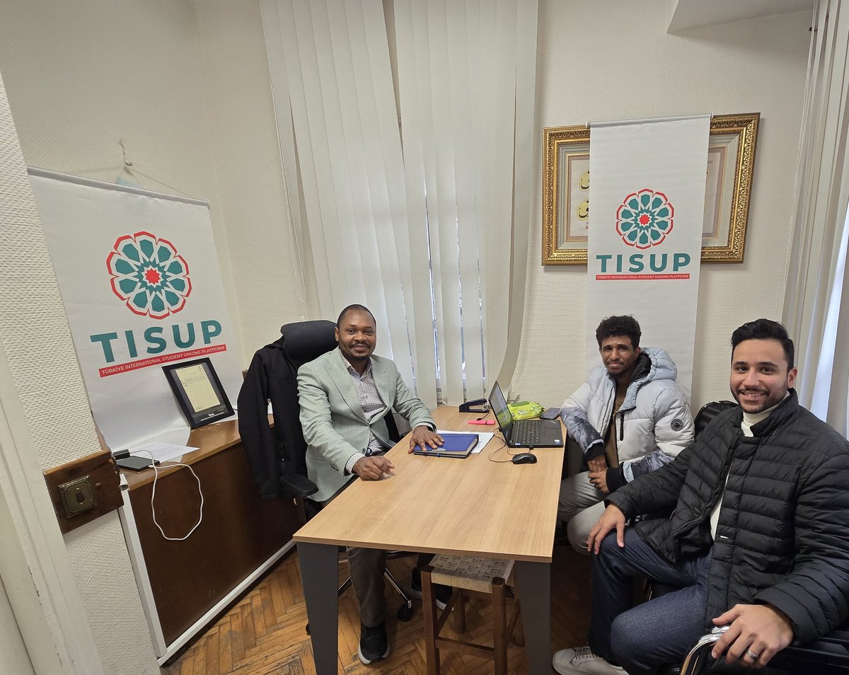 📍İstanbul 

 Türkiye <a href="/tisuptr/">TISUP</a> Uluslararası Öğrenci Birlikleri Platformu’nu ziyaret ettik.
Uluslararası öğrencilerin yükseköğretim ekosistemindeki rolü ve iş birliği alanları üzerine verimli bir görüşme gerçekleştirdik.
Nazik ev sahipliği ve değerli katkıları için Platform