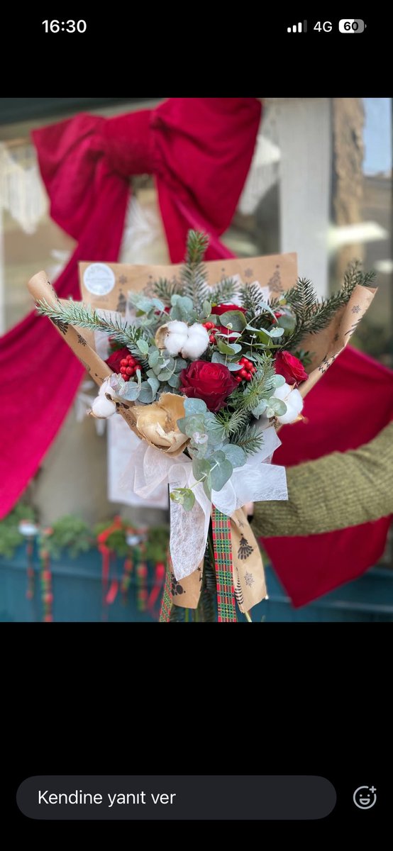 Kokina falan sevmem derken sevdiren o buket