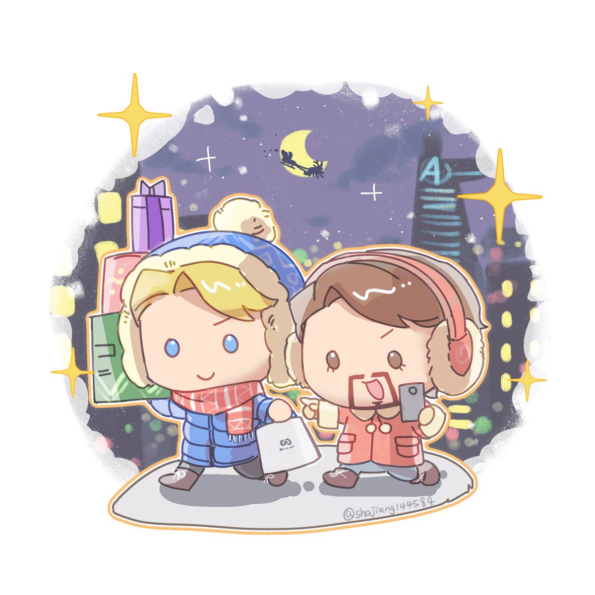 shajiang144584's tweet image. #stevetony #stony 
AA🎅🏻🎄🎁🦌