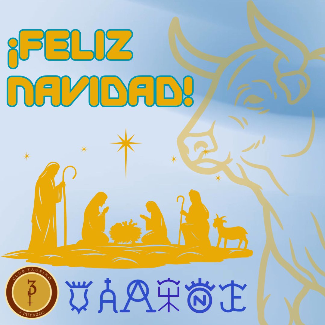 Que estas navidades las lidies acompañado de tu cuadrilla más querida. 
FELIZ NAVIDAD 🎄