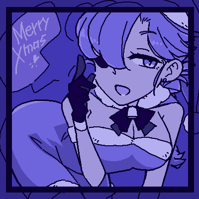 おやすみメリー・クリスマス🔔🎄🔔
#OC #紫さん #おえび