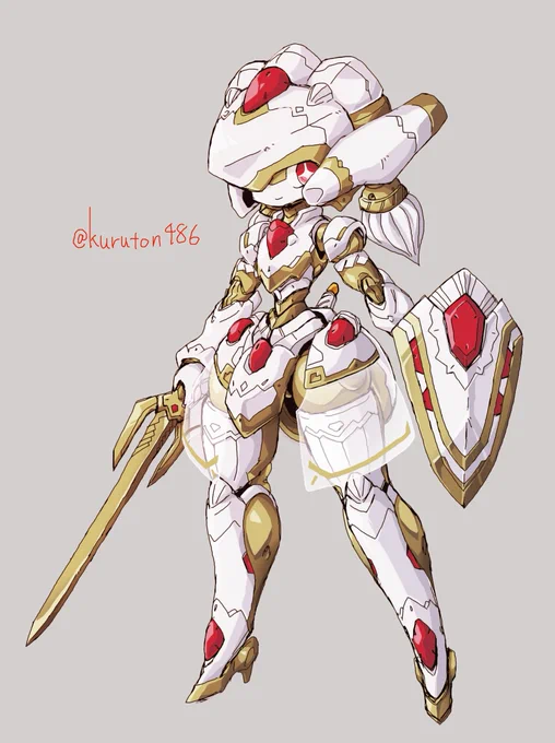 むかーし描いたショートケーキモチーフのメカ娘「レイヤ」ちゃん