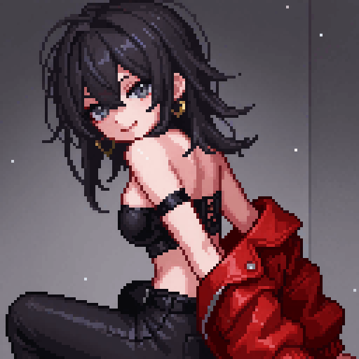 Can you help me take this off? 😜 #pixelart #ドット絵