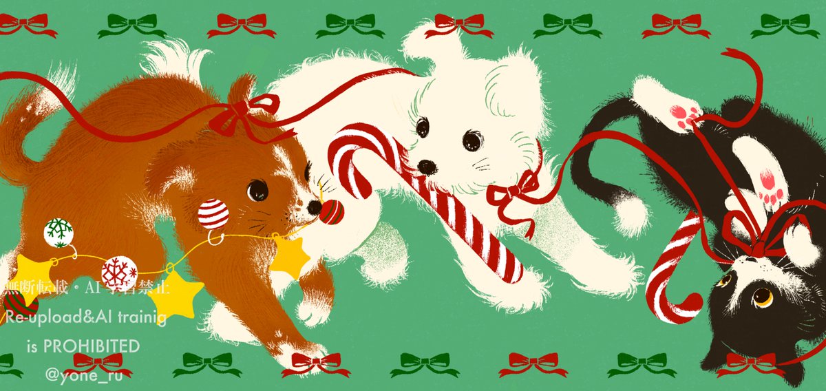 メリークリスマス🎄🐕🐈
#MerryChristmas