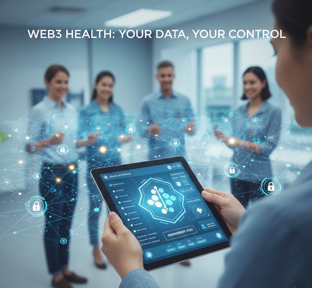 Skhalidnew's tweet photo. Imagine patients controlling their own medical records securely. That future is possible with Web3.
#developers #web3 #web3health #health #healthcare https://t.co/iWU8VocIVw