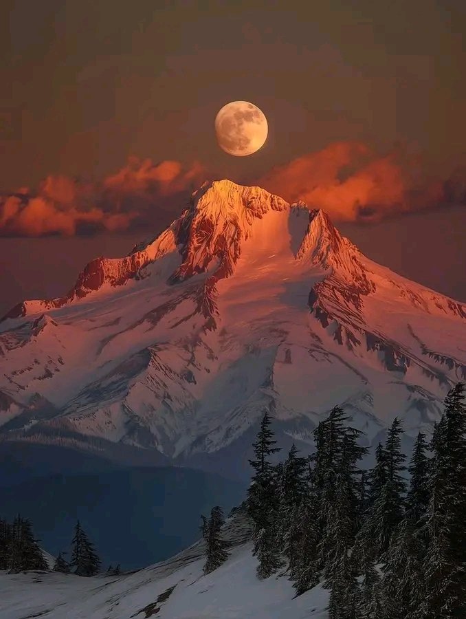 Mount Hood in Oregon.😍