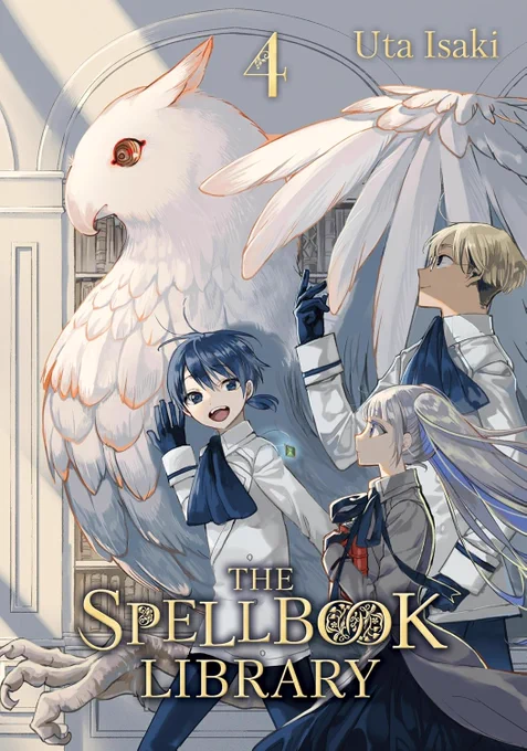 spellbook library 4 (final)cover illust i enjoyed drawing the illustlation(I wrote this English sentence without deep l.) #comic #illustration #cartoon