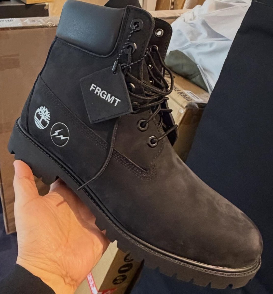 Ovrnundr's tweet image. First Look: Fragment x Timberland (2025)