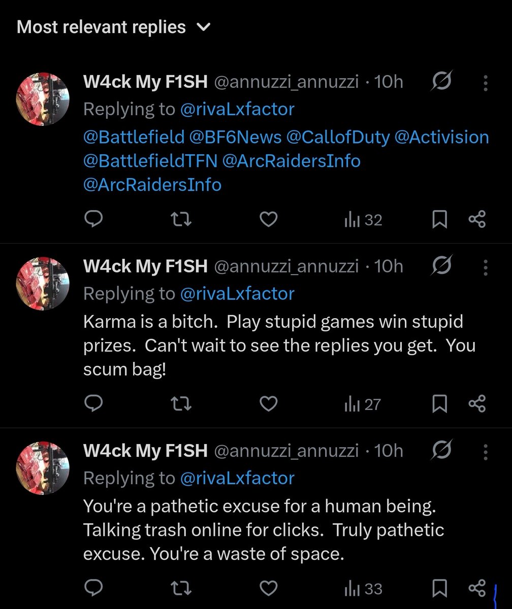 annuzzi_annuzzi's tweet photo. @rivaLxfactor @Battlefield @BattlefieldNET @Respawn @ARCRaidersGame @charlieINTEL @BlackOps7Media @CallofDuty https://t.co/UuylePtwBF