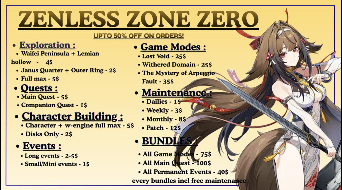 ravenpiloting's tweet image. ANOTHER NEW!! CHRISTMAS SALE IS FINALLY HERE FOR HSR ZZZ AND WUWA!! 🥳
Also lahai - roi special offer for wuwa is here aswell! &amp;gt;&amp;lt;
upto 50% off on many offers for hsr + wuwa + zzz for the first 10 clients!

to avail or any questions u can DM me!^^

LIKE and RT are very…