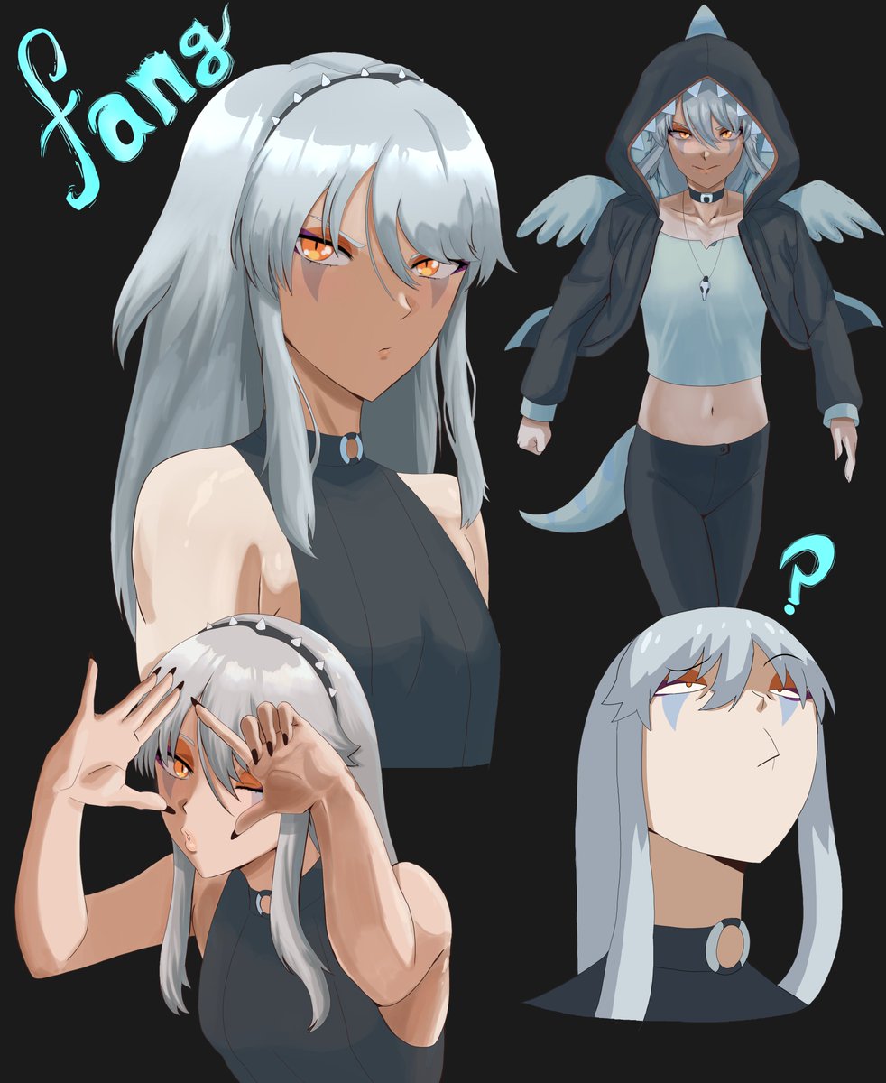 puffycrow's tweet image. uff aqui ha habido poca actividad estos meses, un dibujito de fang humana para compensar un poquito.
oh y pasenla bien esta navidad
merry christmas!