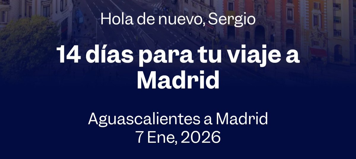 como ha cambiado la intención de este viaje