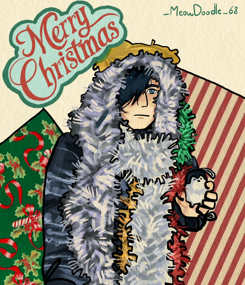 _MeowDoodle_68's tweet image. HAPPY CHRISTMAS 
#phanart 
Had to draw one of my favorites phil photos