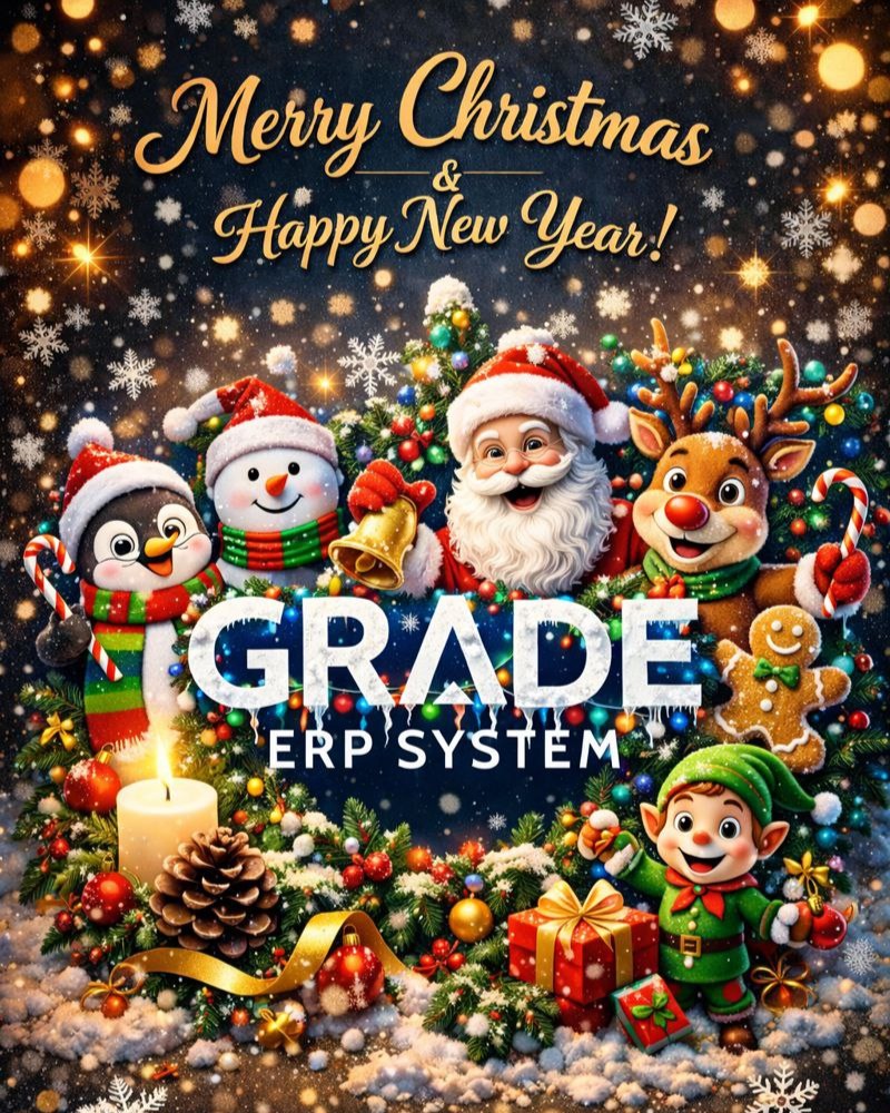 Wishing you a Merry Christmas and a prosperous New Year! Thank you for being part of our journey in 2026. Happy Holidays from Grade! 🎄🎁