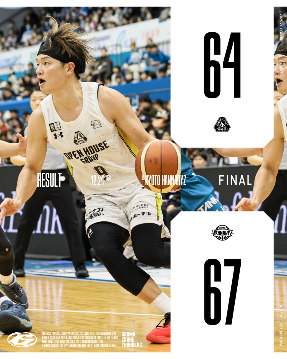 群馬クレインサンダーズ (@gunmacrane3ders) / Posts / X