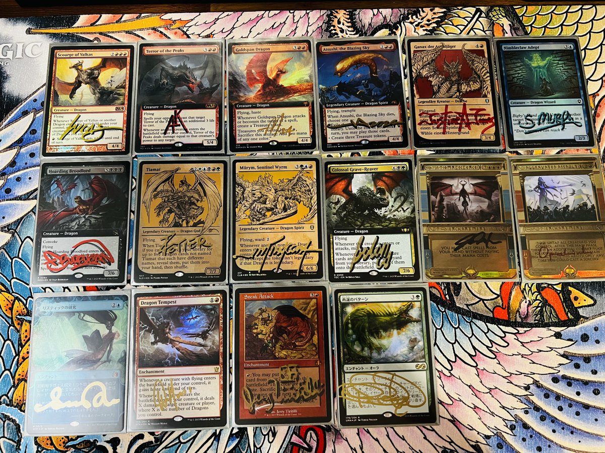 EDH始祖ドラゴンは60/100がfoil +サインドに！新カード入れると減っ