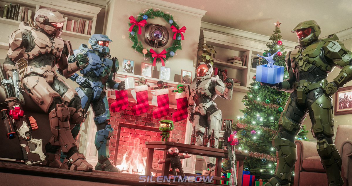 Silent1Meow's tweet image. Happy Halodays! 🎄

- Rendered in Blender 4.5 Cycles -
- Composited in Blender/Photoshop -
- All likes and reposts are appreciated -

#Halo #HaloInfinite #HaloSpotlight #Blender3d #b3d