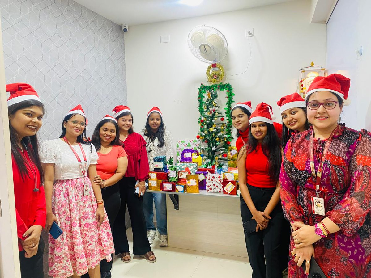 From Secret Santa surprises to cake cutting, snacks, this or that games, and team-building fun —our Office Christmas celebration was full of smiles, laughter, and togetherness! 🎄

#OfficeChristmas #ChristmasCelebration #TeamCelebration #SecretSanta #WorkplaceFun #TeamBonding