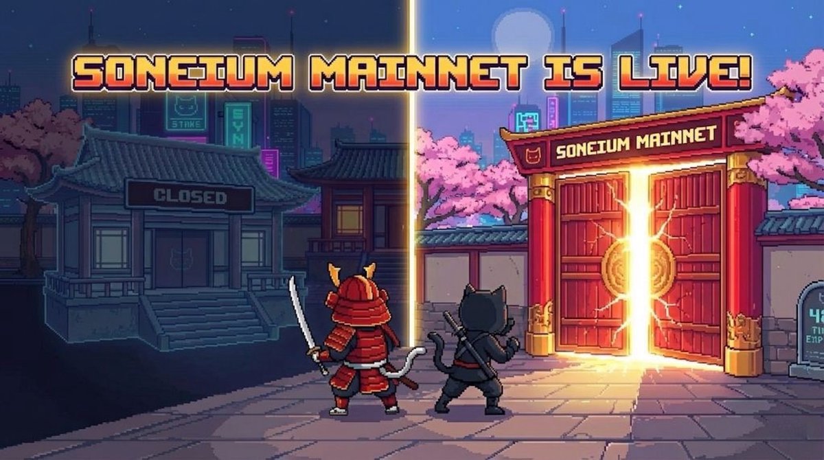 SIMULATION SHUT DOWN. REAL LIFE HAS BEGUN.

You no longer have the luxury of making mistakes.

From this moment on, your Cat lives onchain or dies.

🔴 SONEIUM MAINNET IS LIVE.
Forget to feed? You burn.
No strategy? You perish.

This isn’t just a game. It’s a battle for survival.