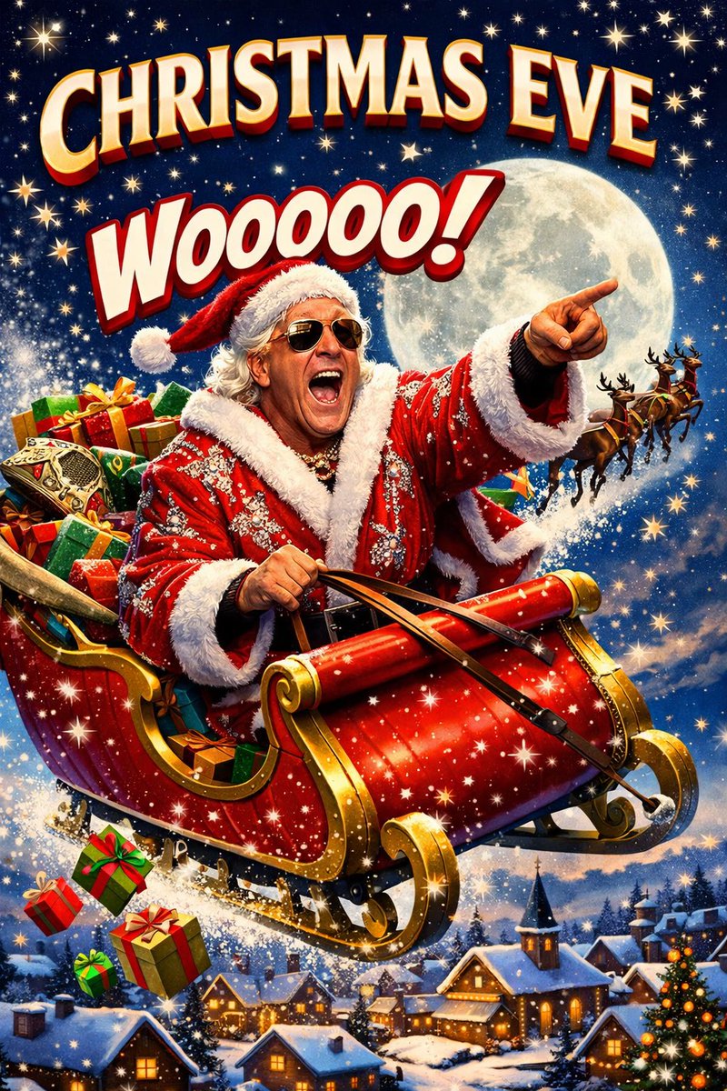 RicFlairNatrBoy's tweet image. Santa Flair Is Coming To Town! WOOOOO!