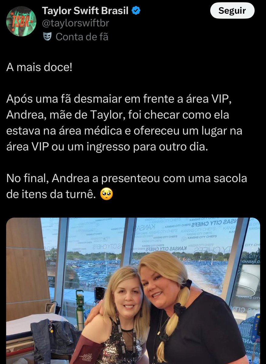 beyfiierce's tweet image. Uns meses antes do show no Brasil uma fã desmaiou e teve direito a ganhar área VIP, ingressos, visita da mãe da Taylor e pacote com itens da turnê, mas obviamente isso foi nos EUA. A questão é a diferença de tratamento…