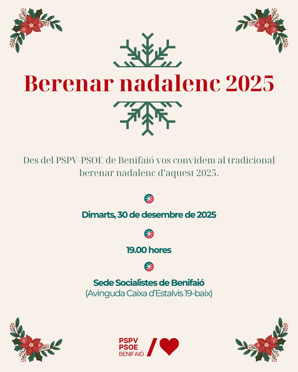 Socialistes Benifaio tweet media