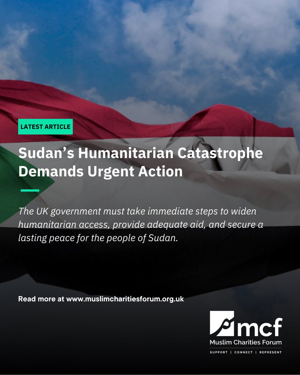 Sudan is facing the worst humanitarian crisis in the world today as millions are suffering endlessly from displacement, food insecurity, and violence. 

Read the full article: muslimcharitiesforum.org.uk/2025/12/24/sud…

#MuslimCharities #sudan