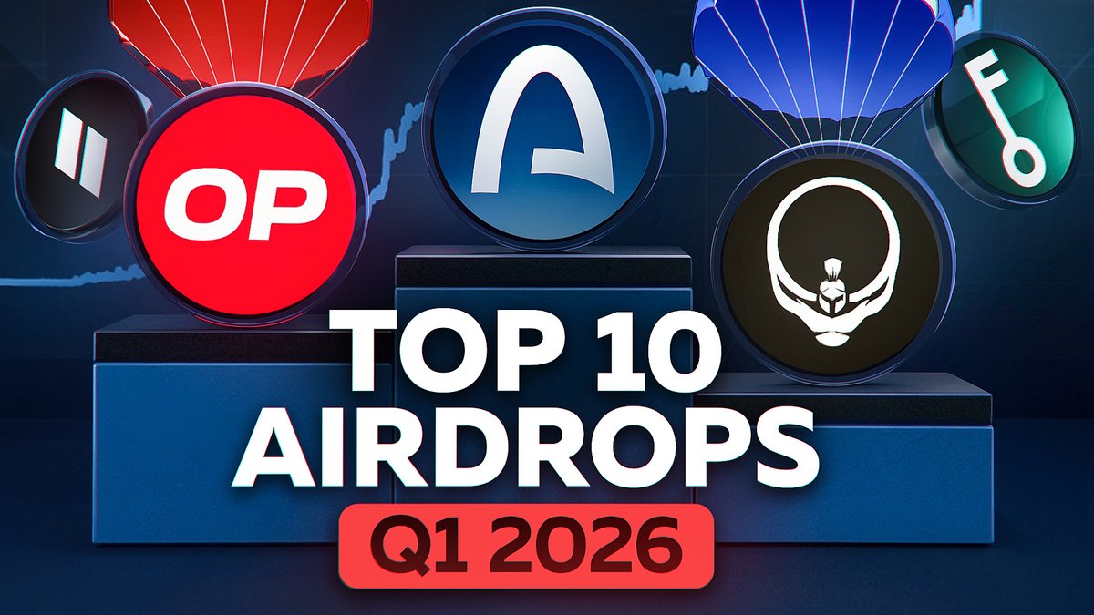 NEW VIDEO! 📸 10 Crypto Airdrops to Farm in Q1 2026! Watch here: 👇  https://t.co/DzHjQ19hh2 🚀 #Airdrops #CryptoAirdrops #CryptoAirdrop 🚀