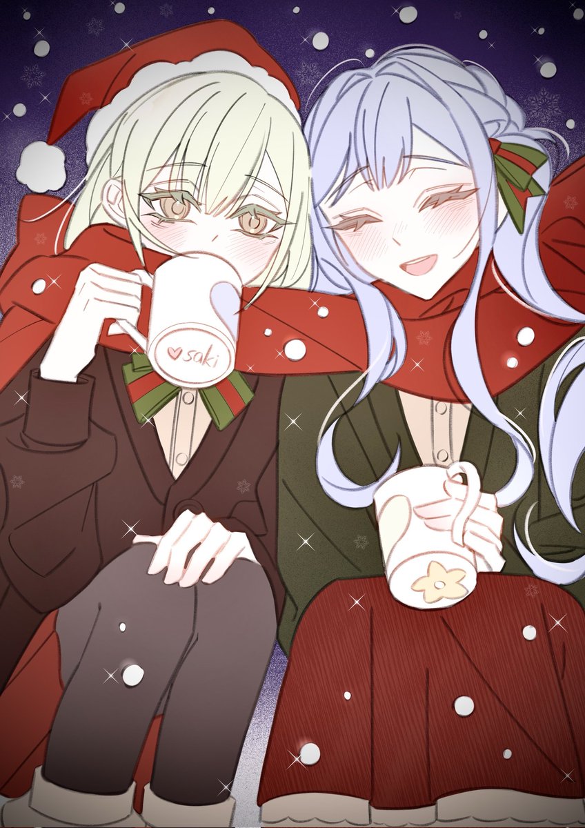 023Syfw's tweet image. #むつさき 圣诞快乐！🎄