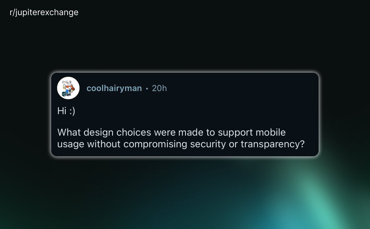 JUP Reddit Updates tweet media