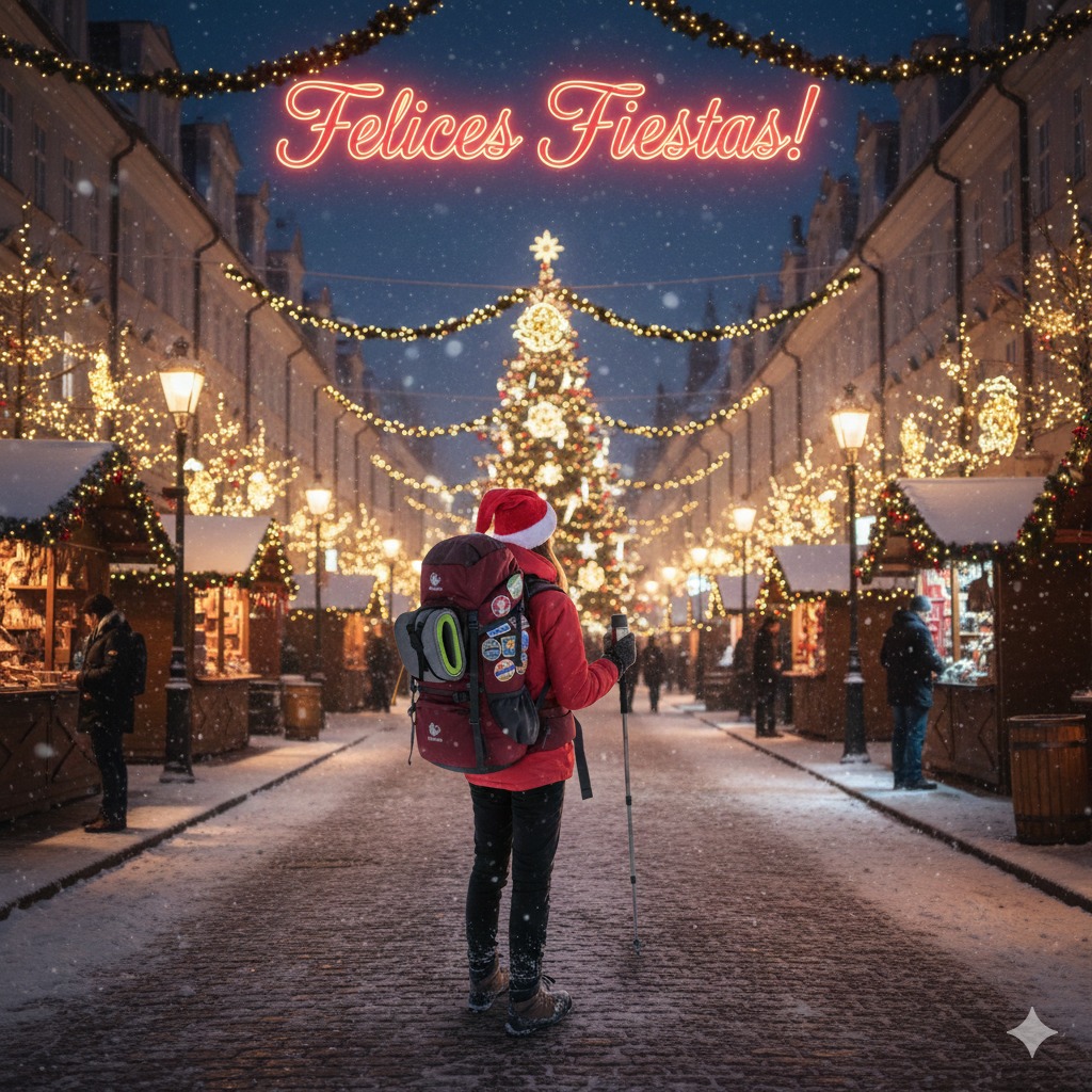 Felices fiestas para todxs y que el nuevo año traiga muchos viajes y experiencias 🍾🍾🍾🎊🎄