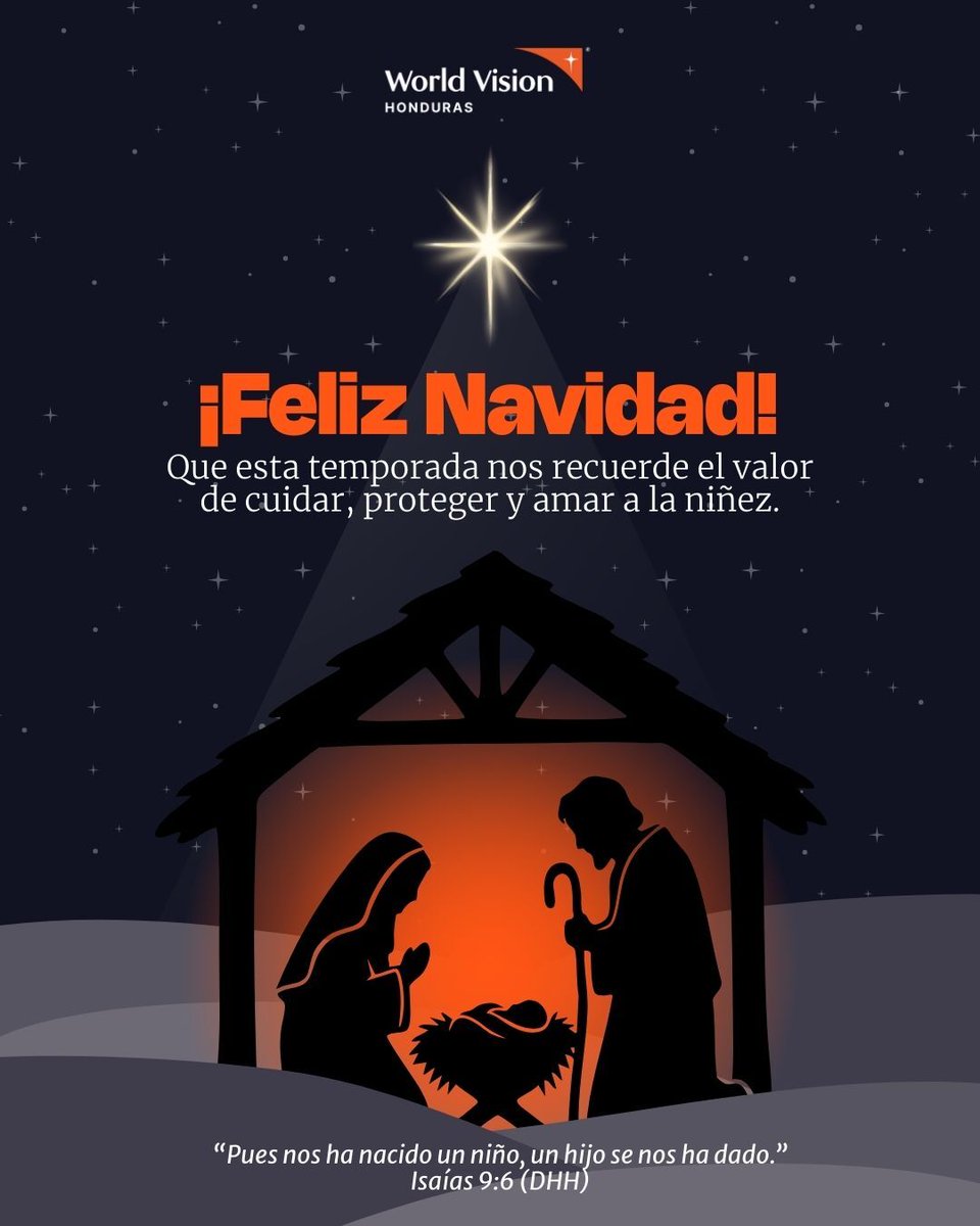 celebremos la alegría de cuidar, proteger y acompañar a la niñez. 👧🧒

Nuestro mayor deseo es que cada niño y niña viva rodeado de amor, ternura y oportunidades.

🧡 ¡Feliz Navidad!