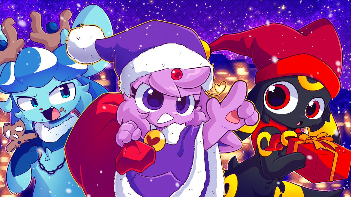 Scruffyeevee's tweet image. Ready for the holidays!!! 🎁