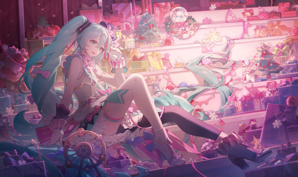 GlennHarte1's tweet image. ✦25年圣诞快乐！！✦
觉得游乐园和圣诞节很搭就画了！